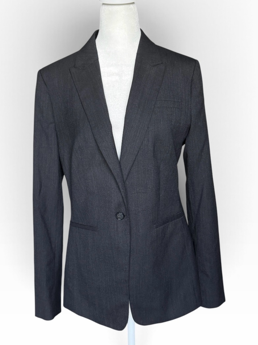 Design Collective Dark Gray Wool Blend Blazer Size 6